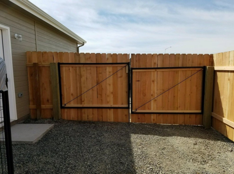bowers wood fence gate
